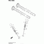 Схема вузла: Розподільний вал & Клапан для Suzuki GSX-R1000