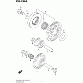 Схема вузла: Привід стартера для Suzuki GSX-S1000