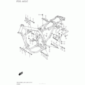 Схема узла: Рама (Dr650Sel5 E33) для Suzuki DR650 DR650SE