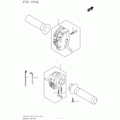 Схема вузла: Пульт управління рульовий (An650L5 E03) для Suzuki AN650 Burgman (EU analogue of SkyWave)