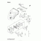 Схема вузла: Задній ліхтар (Стоп-сигнал) (Gsx1300Ral3 E28) для Suzuki GSX1300 Hayabusa