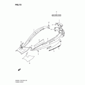 Схема вузла: Бічні панелі (An400al1 e33) для Suzuki AN400 Burgman (EU analogue of SkyWave)