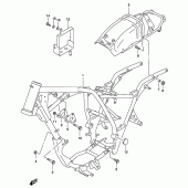 Схема узла: Рама для Suzuki GZ250 Marauder