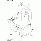 Схема узла: Патрубок системы охлаждения (Vl800L5 E33) для Suzuki VL800 Boulevard C50T