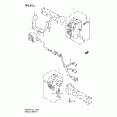 Схема узла: Пульт управления рулевой (An650ak9/al0) для Suzuki AN650 Burgman (EU analogue of SkyWave)
