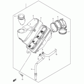 Схема узла: Воздушный фильтр (Front) для Suzuki VS1400 Boulevard S83