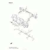 Схема узла: Throttle Body Hose/joint (Gsx1300R L2 E28) для Suzuki GSX1300 Hayabusa