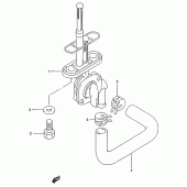 Схема вузла: Паливний кран Suzuki GZ125 Marauder