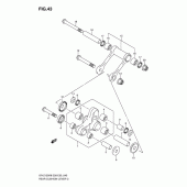 Схема вузла: Важіль прогресії для Suzuki DR-Z125 DR-Z125L