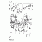 Схема вузла: Електропроводка (An650ak5 e24) для Suzuki AN650 Burgman (EU analogue of SkyWave)