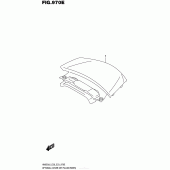Схема вузла: Заглушка (Опція) для Suzuki AN650 Burgman (EU analogue of SkyWave)