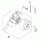 Схема вузла: Статор & Ротор (Model k5/k6) для Suzuki RM250