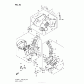 Схема вузла: Повітряний фільтр Suzuki VZ1500 Boulevard M90