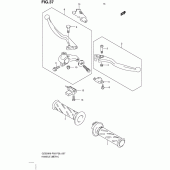 Схема узла: Ручки руля для Suzuki GZ250 Marauder