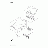 Схема узла: Сиденье для Suzuki GSX-R750