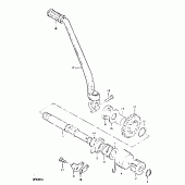 Схема узла: Кикстартер для Suzuki DR400
