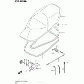Схема узла: Сиденье для Suzuki UH200 Burgman