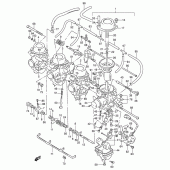 Схема узла: Карбюратор (Gsx-r400rfl/rfm) для Suzuki GSX-R400