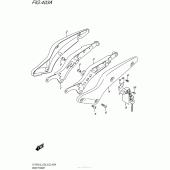 Схема узла: Кронштейн заднего крыла для Suzuki VZ1500 Boulevard M90