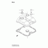 Схема узла: Клапанная крышка для Suzuki DR-Z400 DR-Z400SM