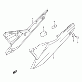 Схема вузла: Бічні панелі для Suzuki GSF650 Bandit S