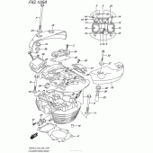 Схема узла: Головка цилиндра (Задняя) для Suzuki VZ800 Boulevard M50
