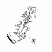 Схема вузла: Рульова траверса для Suzuki GS1000