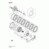 Схема вузла: Зчеплення Suzuki VLR1800 Intruder C1800R/ Boulevard C109R