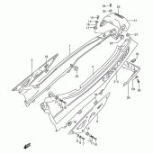 Схема вузла: Бічні панелі (Model m) для Suzuki GSX750 Katana