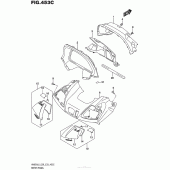 Схема вузла: Meter Panel (An650Zl6 E33) для Suzuki AN650 Burgman (EU analogue of SkyWave)