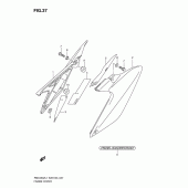 Схема узла: Боковые панели для Suzuki RMX450