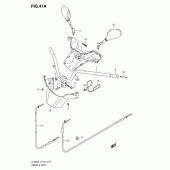 Схема узла: Руль & Тросики (Model executive p19) для Suzuki UH200 Burgman