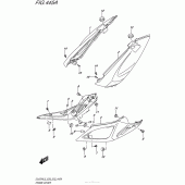 Схема вузла: Бічні панелі для Suzuki DL650 V-Strom