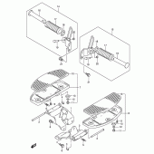 Схема вузла: Підніжки (Model k5) для Suzuki VL800 Intruder Volusia