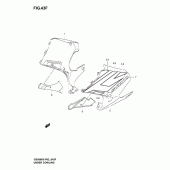 Схема узла: Нижний обтекатель (Gs500fk5/fuk5) для Suzuki GS500