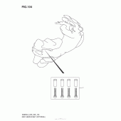 Схема узла: Hook Set Pillion Handle (Optional) для Suzuki AN650 Burgman (EU analogue of SkyWave)