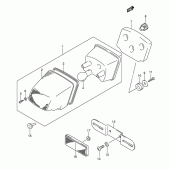 Схема узла: Задний фонарь (Стоп-сигнал) (Dr-z400ek5/k6/k7/k9 e24) для Suzuki DR-Z400 DR-Z400E