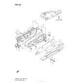 Схема вузла: Корпус редуктора для Suzuki AN650 Burgman (EU analogue of SkyWave)