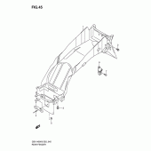 Схема узла: Заднее крыло для Suzuki GSX1400