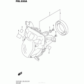 Схема вузла: Фара для Suzuki GSX-R1000