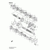 Схема узла: Трансмиссия для Suzuki GSX1250