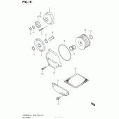 Схема узла: Масляный насос для Suzuki DR650 DR650SE