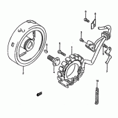 Схема вузла: Статор & Ротор для Suzuki DR650 DR650R
