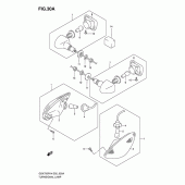 Схема вузла: Поворотники (Model k6) для Suzuki GSX750 Katana