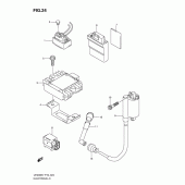 Схема узла: Электрооборудование для Suzuki UH200 Burgman