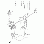 Схема вузла: Електропроводка для Suzuki RMX250