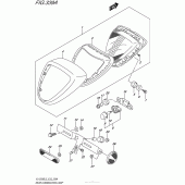 Схема узла: Задний фонарь (Стоп-сигнал) для Suzuki VL1500 Boulevard C90 B.O.S.S