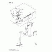 Схема узла: Главный цилиндр сцепления для Suzuki DL1000 V-Strom