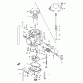 Схема узла: Карбюратор (Model l/m, model n/p/r e24) для Suzuki DR250