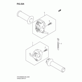 Схема вузла: Пульт керування рульовим (Model k7/k8/k9) для Suzuki DR-Z400 DR-Z400SM
